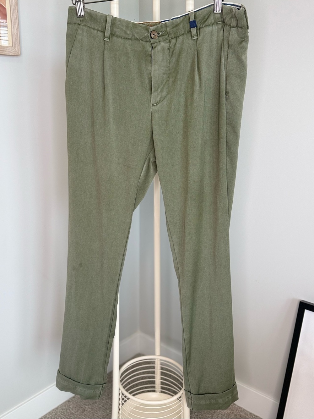 Myths Olive Green Chinos